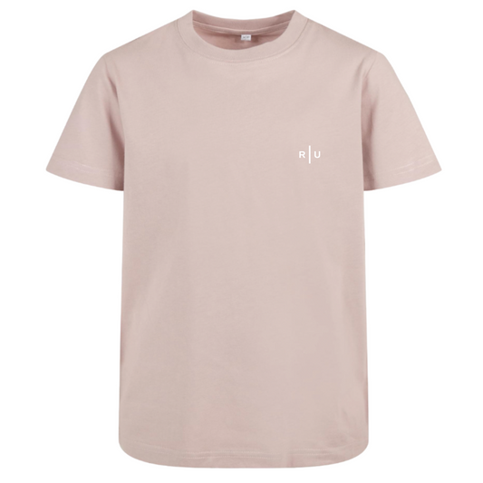 Basic 100% Bio-Baumwolle T-Shirt, rosé