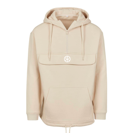 Tranquil Beige Pull Over Hoody