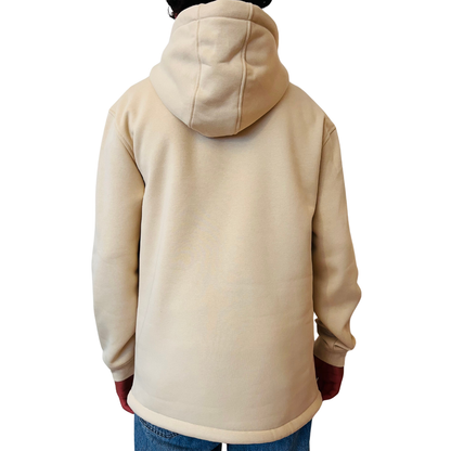 Tranquil Beige Pull Over Hoody