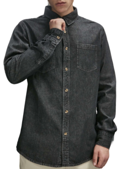 Jeans shirt/ jacket, black